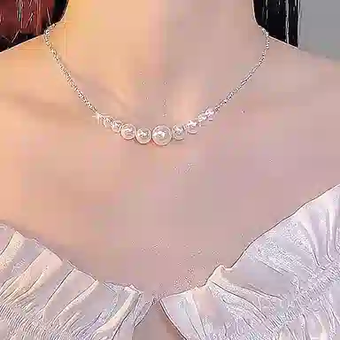 饰伴 小众时髦 轻奢微笑 高级设计感快乐陪在身旁 项链 女款