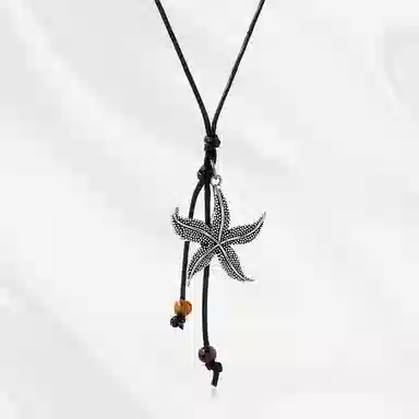 饰伴 海滩风系列复古小众设计海星海风 海洋之心高级感 项链 女款