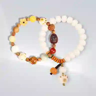 饰伴 新中式 金榜题名 胜券在握 国风佛珠转运珠招财纳福复古国潮 本命年新中式 星月菩提 手串 男女同款情侣款