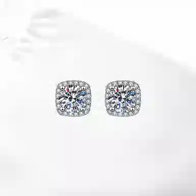 饰伴 茶烟叠岫 国潮轻奢小众设计精致气质 国潮轻奢 浪漫告白 高级  小众设计 个性优雅搭 #好运 合金 耳钉 男女同款情侣款