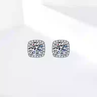 饰伴 茶烟叠岫 国潮轻奢小众设计精致气质 国潮轻奢 浪漫告白 高级  小众设计 个性优雅搭 #好运 合金 耳钉 男女同款情侣款