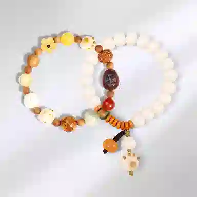 饰伴 新中式 金榜题名 胜券在握 国风佛珠转运珠招财纳福复古国潮 本命年新中式 星月菩提 手串 男女同款情侣款