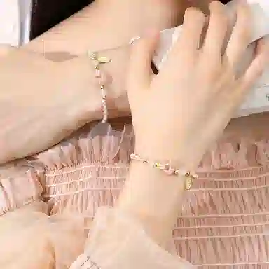 【玛瑙转运扣】 饰伴 平安喜乐转运平安扣国风本命年开运平安平安顺遂薄荷曼波手工编织绳手绳 事事如意 琉璃 玉石手链 男女同款情侣款