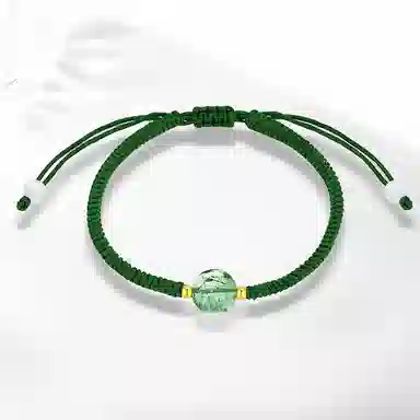 饰伴 聚珠生辉  喜乐平安开运继续如意 可调节氛围感日常小众国潮中式事事如意 手饰 水晶 手链 男女同款情侣款