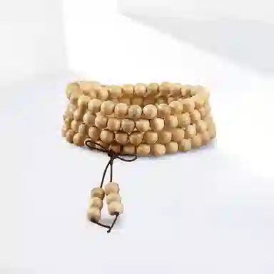 饰伴 奶馨木韵时尚优雅气质复古新中式国潮轻奢 精致小众新中式#好运#好运 檀木 手串 男女同款情侣款