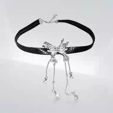 饰伴 蝶影流苏 轻奢国潮复古小众高级设计感优雅 精致冷淡风 气质 项链 女款