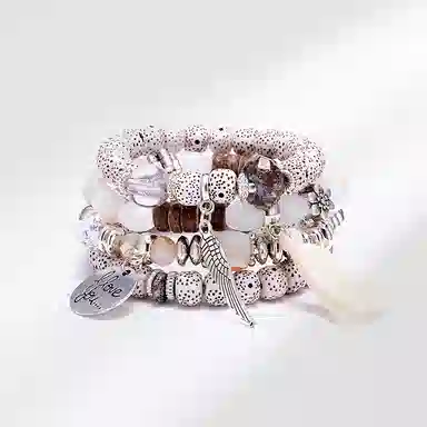 饰伴 异域风情串珠  多层叠戴波西米亚民族风个性手饰 手串 女款