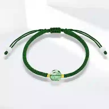 饰伴 聚珠生辉  喜乐平安开运继续如意 可调节氛围感日常小众国潮中式事事如意 手饰 水晶 手链 男女同款情侣款