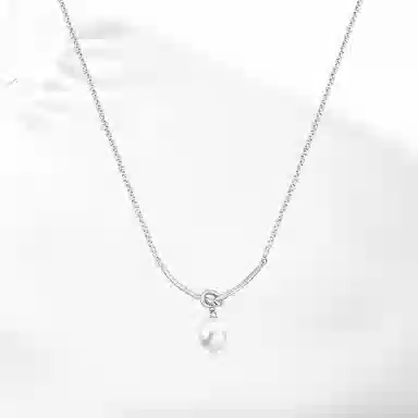 饰伴 皓月之心新中式  甜美浪漫风可爱 精致雅致高级质感 国潮轻奢 小众设计轻奢百搭气质 合金 项链 男女同款情侣款