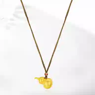 饰伴 葫芦吊坠 轻奢国潮复古简约小众高级设计感优雅精致冷淡风#好运 合金 项链 女款