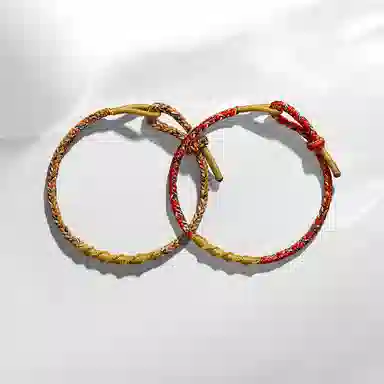 饰伴 新中式 复古国潮平安转运五彩绳 精美礼盒 织物 手链 男女同款情侣款