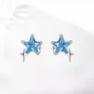 饰伴 星屿潮生 时尚简约气质 精致小巧优雅小众设计高级 日常百搭 锆石 耳钉 女款