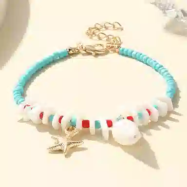 饰伴 海洋之星系列 为爱而生可调节 陶瓷 海螺 手链 男女同款情侣款