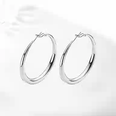 饰伴 圆圈新中式国潮轻奢时尚高级浪漫 小众独特众设计日常百搭 #好运 合金 耳环 女款