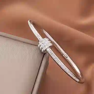 饰伴 小蛮腰罗马数字  罗马假日系列 轻奢小众精致高级感 手镯 女款