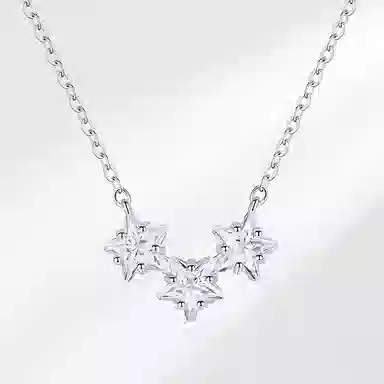 饰伴 小星星项链 一颗一颗亮晶晶轻奢小众 轻奢项链 小众锁骨链 女款