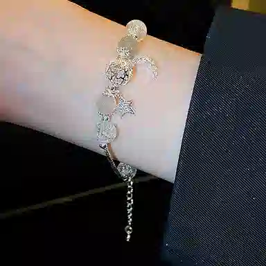 饰伴 小众设计感冷淡风 超仙银河月光系 转运百搭星河 手链 女款