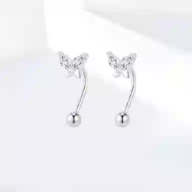 饰伴 新中式国潮轻奢小众设计 精致高级百搭时尚潮流小众 甜美 好运 温柔大方 合金 耳钉 女款