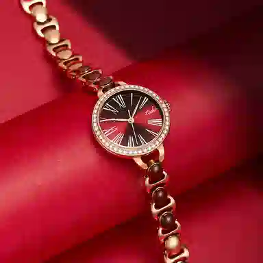 EBOHR Quartz White Dial Woman's Watch