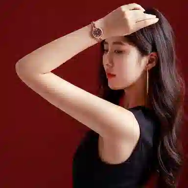 EBOHR Quartz White Dial Woman's Watch