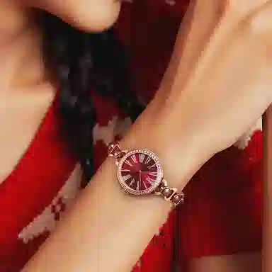 EBOHR Quartz White Dial Woman's Watch