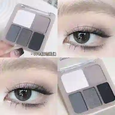 韵月乔 五色眼影盘 眼部修饰细闪