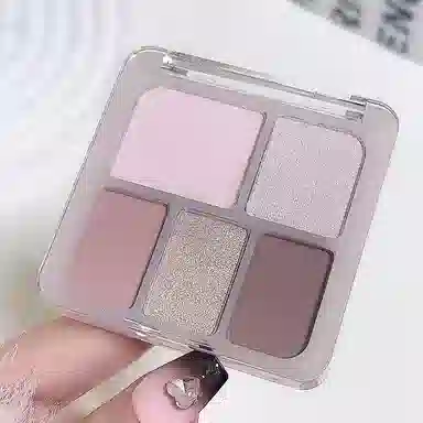 韵月乔 五色眼影盘 眼部修饰细闪