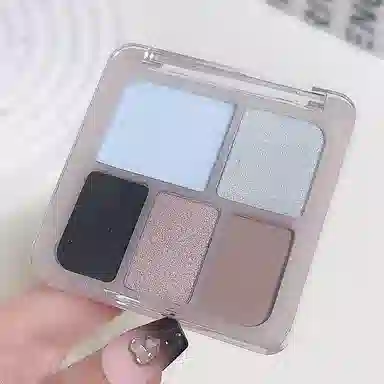 韵月乔 五色眼影盘 眼部修饰细闪