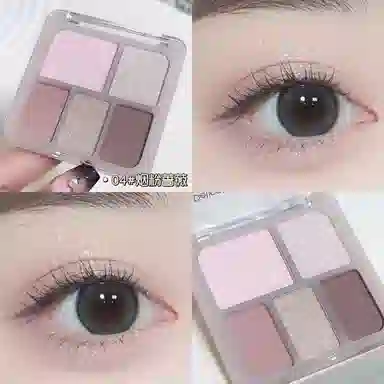 韵月乔 五色眼影盘 眼部修饰细闪