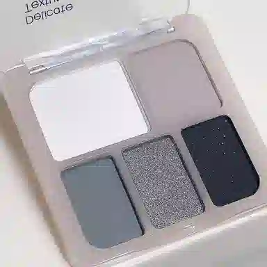 韵月乔 五色眼影盘 眼部修饰细闪