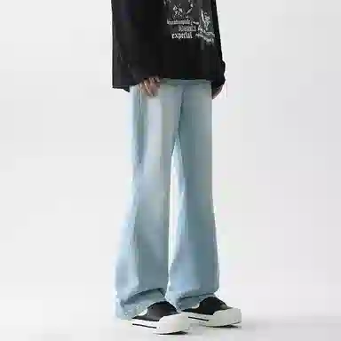 布客行 美式高街复古水洗做旧多种版型设计感百搭休闲裤牛仔裤 男女同款