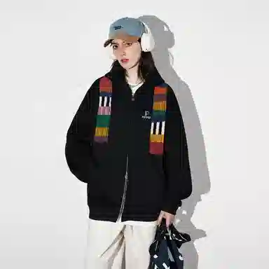 PISYPOX Boxy Fit Zip Hoodie