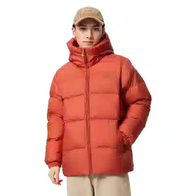 LiNing Sports Trend Logo Hooded Down Jacket