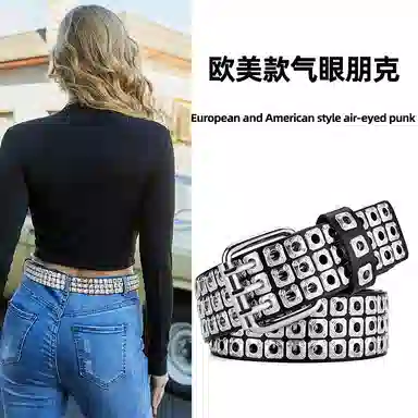 PISHUSHU Y2K PU 3.8cm