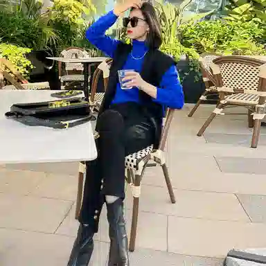 美洋 金豆子加绒牛仔裤女高腰柔弹暖奥粒绒九分小脚铅笔裤 女款