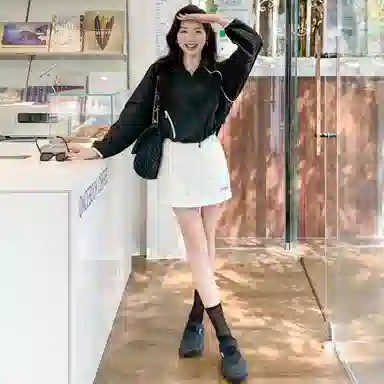 美洋 冰纱外套短款宽松长袖防晒服 女款