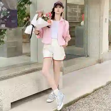 美洋 冰纱外套短款宽松长袖防晒服 女款