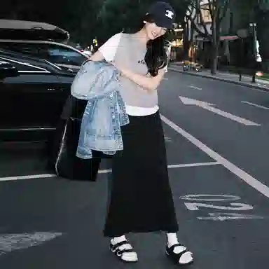 美洋 超轻 肌理抓纹极简 人造革 单肩包 女款