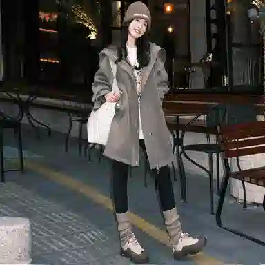 美洋 超轻 肌理抓纹极简 人造革 单肩包 女款