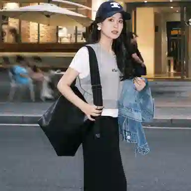 美洋 超轻 肌理抓纹极简 人造革 单肩包 女款