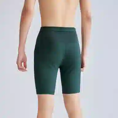 海尔斯 紧身五分裤春夏条纹马拉松跑步田径体考训练压缩裤运动短裤 男女同款