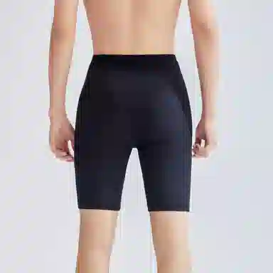 海尔斯 紧身五分裤春夏条纹马拉松跑步田径体考训练压缩裤运动短裤 男女同款