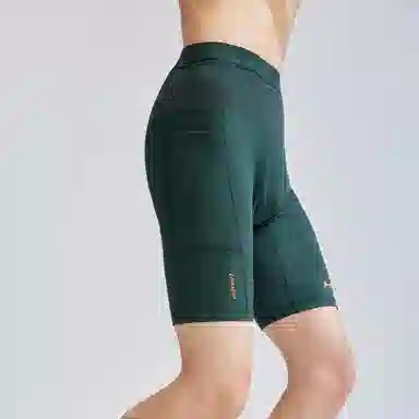 海尔斯 紧身五分裤春夏条纹马拉松跑步田径体考训练压缩裤运动短裤 男女同款