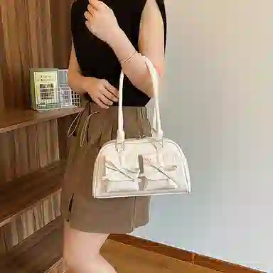 Jane Klain White Handbag