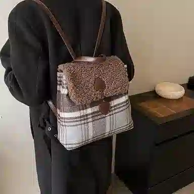 Jane Klain Backpack Blue/Grey