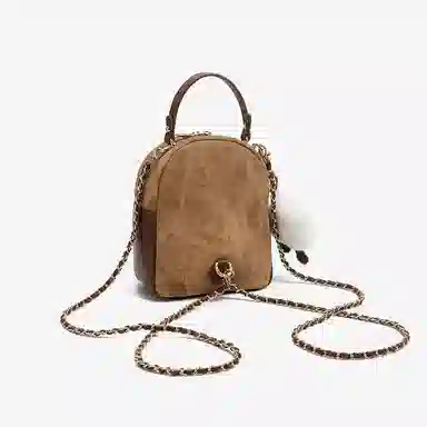 JANE KLAIN Melard Embroidered Backpack Brown