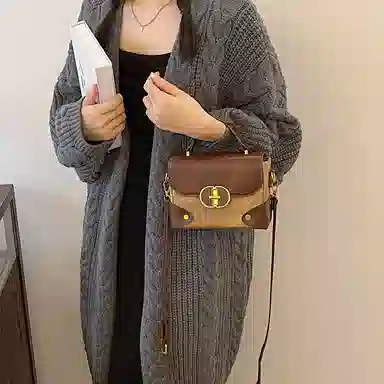 JANE KLAIN Crossbody Bag Black Brown