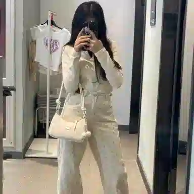 Jane Klain Strawberry Print Bag