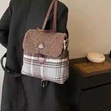 Jane Klain Backpack Blue/Grey