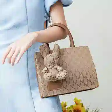JANE KLAIN Classic Rabbit Tote Bag
